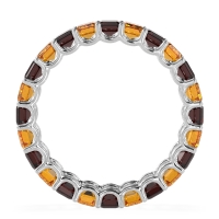 Eternity Emerald Cut U Prong Caila Band