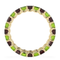 Eternity Emerald Cut U Prong Caila Band