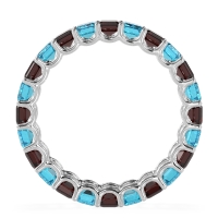 Eternity Emerald Cut U Prong Caila Band