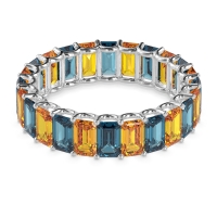 Eternity Emerald Cut U Prong Caila Band