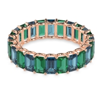 Eternity Emerald Cut U Prong Caila Band