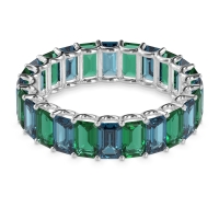 Eternity Emerald Cut U Prong Caila Band
