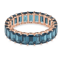 Eternity Emerald Cut U Prong Caila Band