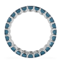 Eternity Emerald Cut U Prong Caila Band