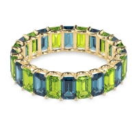 Eternity Emerald Cut U Prong Caila Band