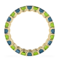 Eternity Emerald Cut U Prong Caila Band