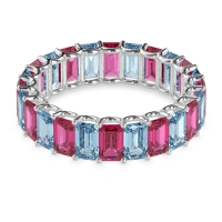 Eternity Emerald Cut U Prong Caila Band
