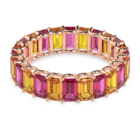 Eternity Emerald Cut U Prong Caila Band