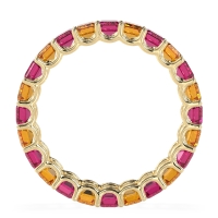 Eternity Emerald Cut U Prong Caila Band