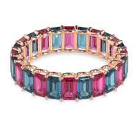 Eternity Emerald Cut U Prong Caila Band