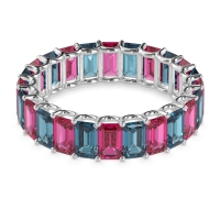Eternity Emerald Cut U Prong Caila Band