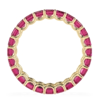 Eternity Emerald Cut U Prong Caila Band