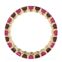 Eternity Emerald Cut U Prong Caila Band