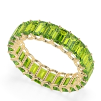Eternity Emerald Cut U Prong Caila Band