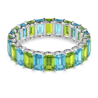 Eternity Emerald Cut U Prong Caila Band