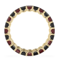 Eternity Emerald Cut U Prong Caila Band