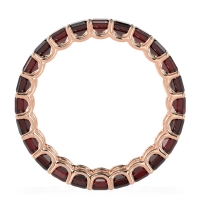 Eternity Emerald Cut U Prong Caila Band