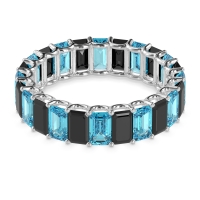 Eternity Emerald Cut U Prong Caila Band