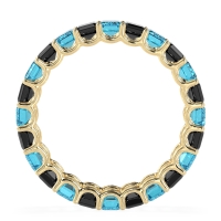 Eternity Emerald Cut U Prong Caila Band
