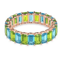 Eternity Emerald Cut U Prong Caila Band