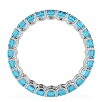 Eternity Emerald Cut U Prong Caila Band