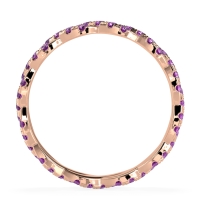 Braided Pave Eternity Cama Band