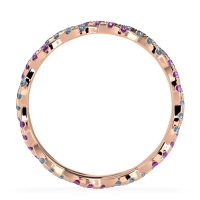 Braided Pave Eternity Cama Band