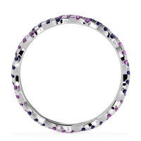 Braided Pave Eternity Cama Band