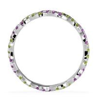 Braided Pave Eternity Cama Band