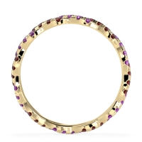 Braided Pave Eternity Cama Band