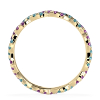 Braided Pave Eternity Cama Band