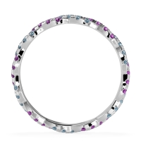 Braided Pave Eternity Cama Band