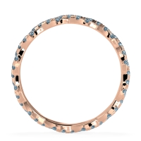 Braided Pave Eternity Cama Band