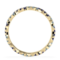 Braided Pave Eternity Cama Band