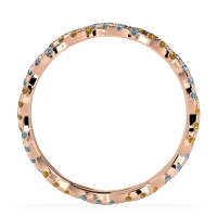 Braided Pave Eternity Cama Band