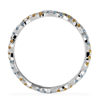 Braided Pave Eternity Cama Band