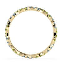 Braided Pave Eternity Cama Band