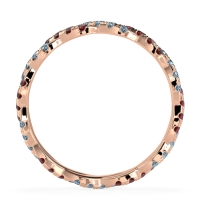 Braided Pave Eternity Cama Band