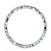 Braided Pave Eternity Cama Band