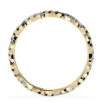 Braided Pave Eternity Cama Band
