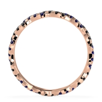 Braided Pave Eternity Cama Band