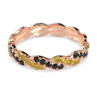 Braided Pave Eternity Cama Band