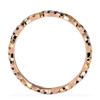 Braided Pave Eternity Cama Band