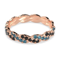 Braided Pave Eternity Cama Band