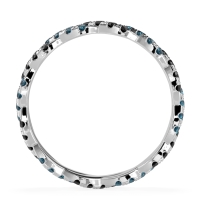 Braided Pave Eternity Cama Band