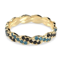 Braided Pave Eternity Cama Band