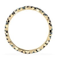 Braided Pave Eternity Cama Band