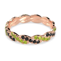 Braided Pave Eternity Cama Band