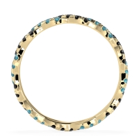 Braided Pave Eternity Cama Band