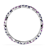 Braided Pave Eternity Cama Band